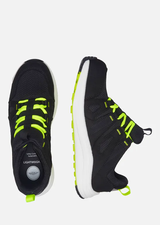 Emma E-Bounce S1PS Wit-Lime Werkschoen